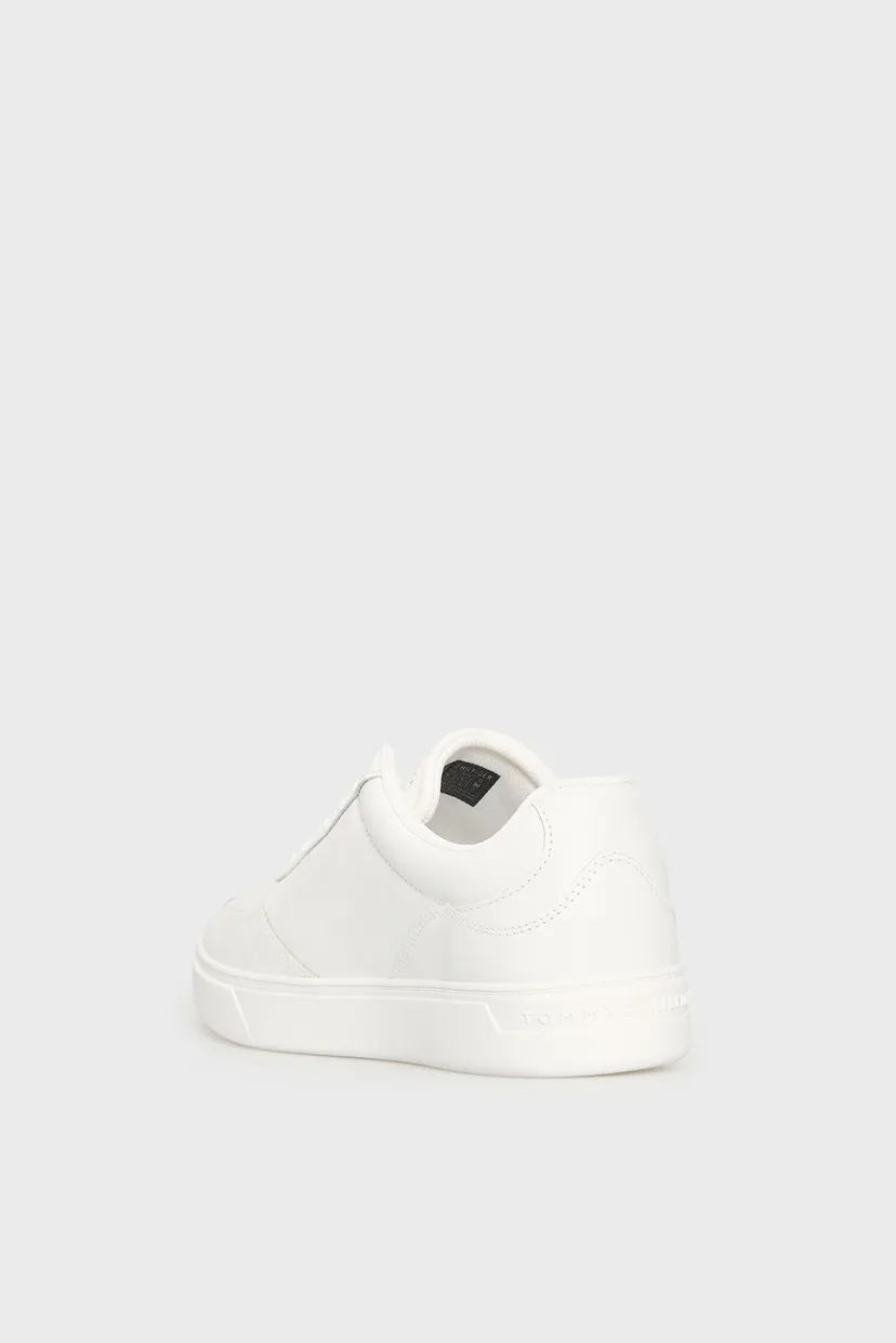 Женские белые кожаные сникерсы CASUAL CUPSOLE 5