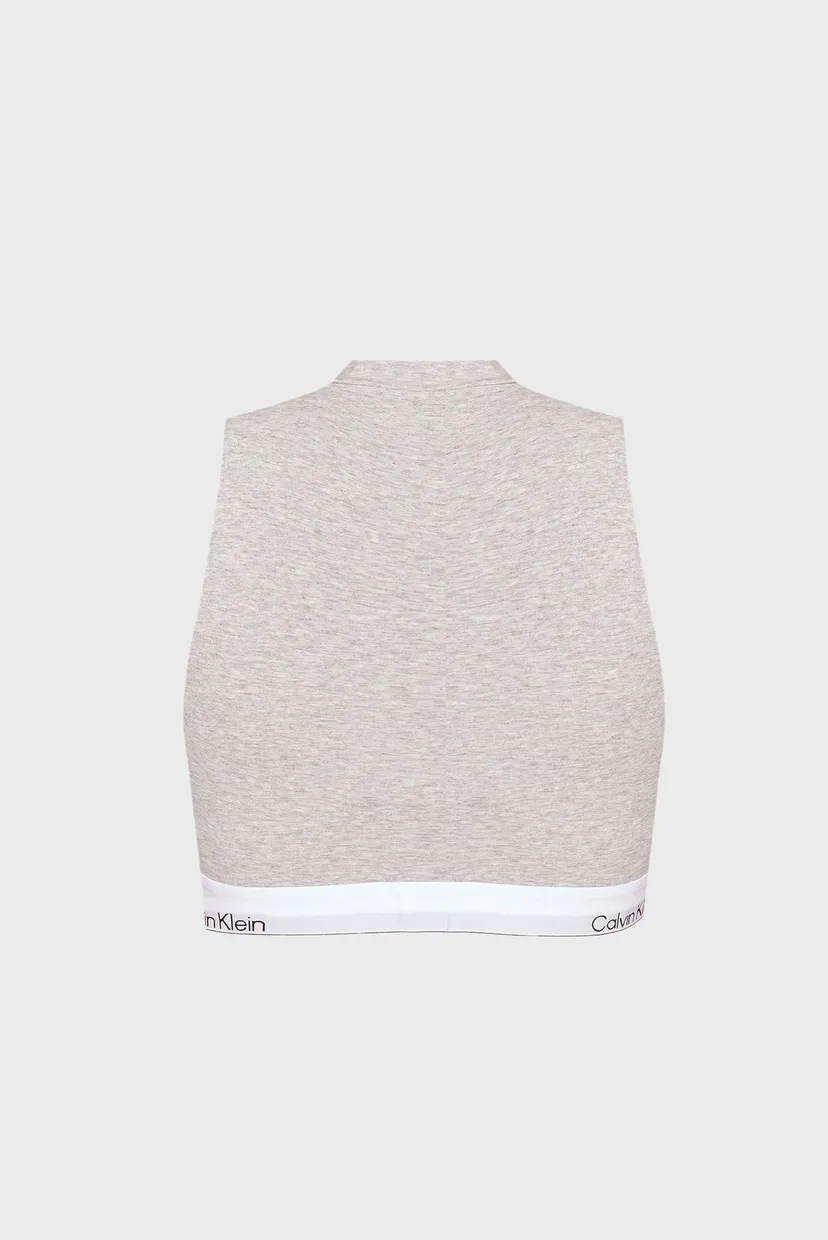 Женский серый топ MOCKNECK 7