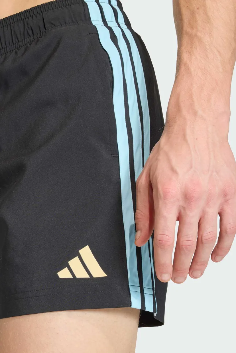 Чоловічі чорні плавальні шорти 3 STRIPES 5 INCH 5