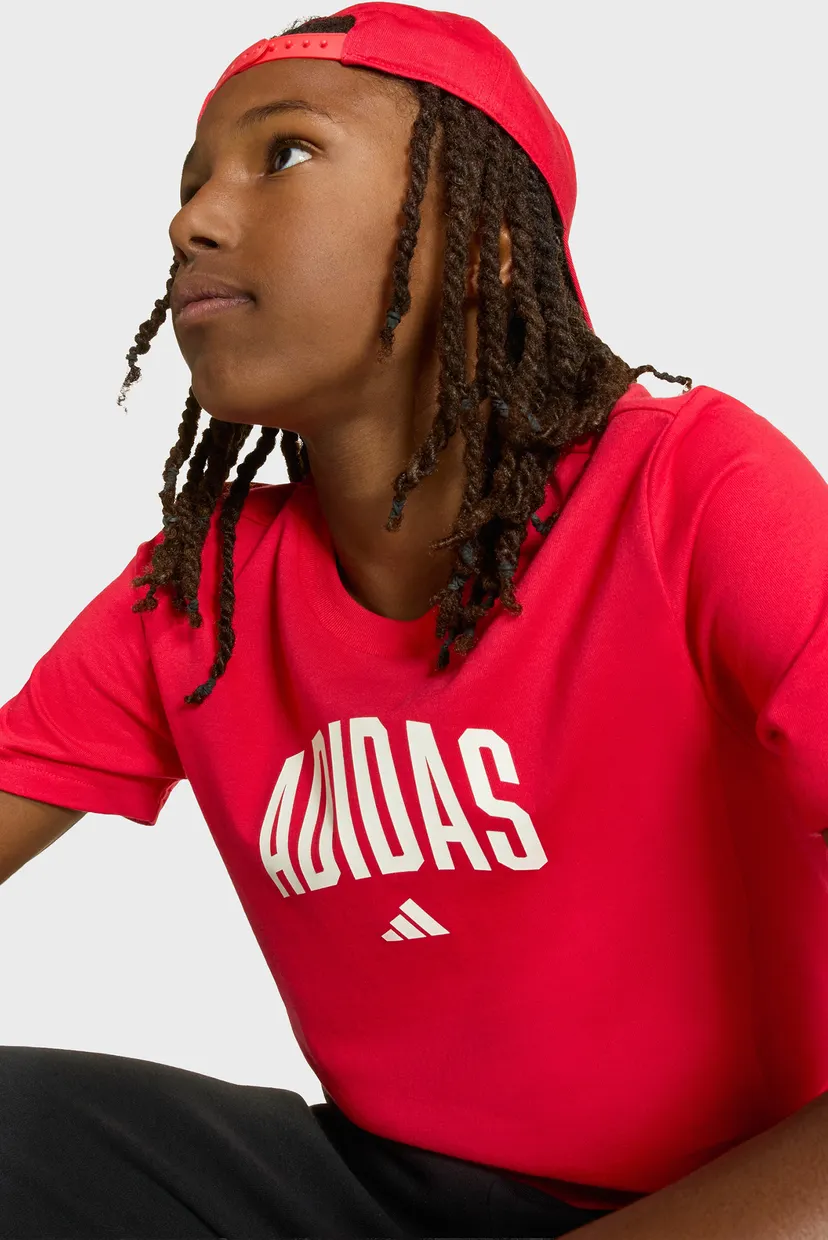 Детская красная футболка Collegiate Graphic Kids 5