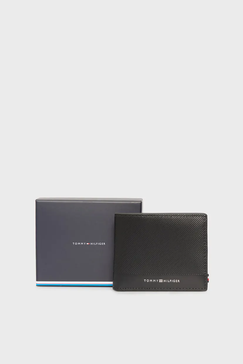 Чоловічий чорний шкіряний гаманець FOUNDATION MINI 5