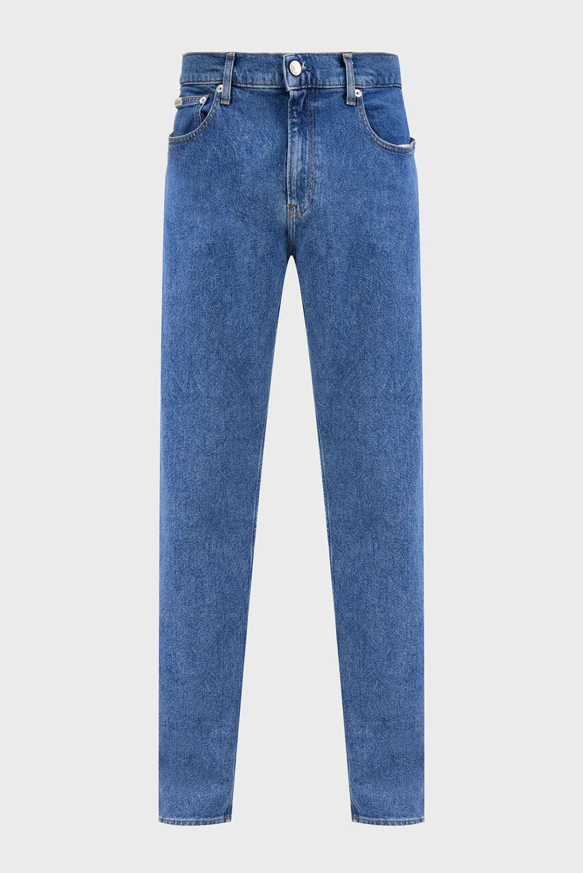 Чоловічі сині джинси SLIM STRAIGHT 6