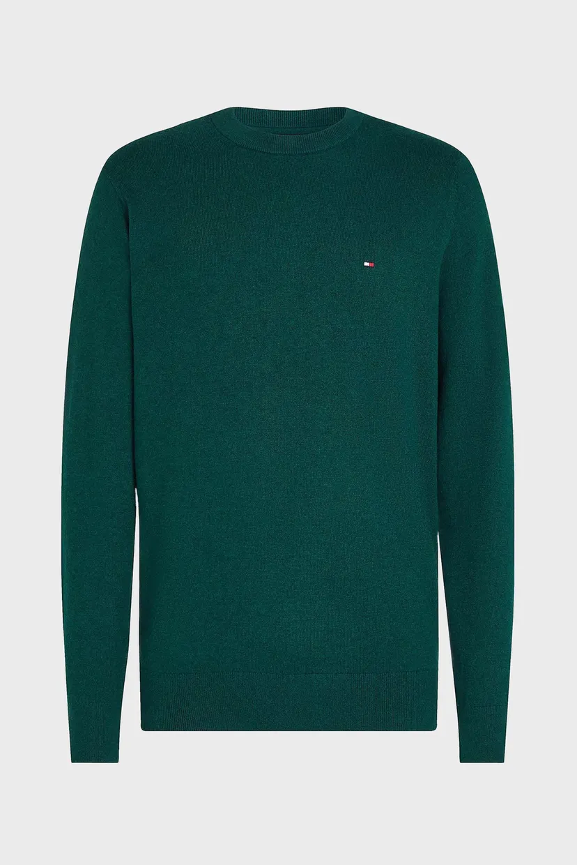 Мужской зеленый джемпер PIMA ORG CTN CASHMERE CREW NECK 5
