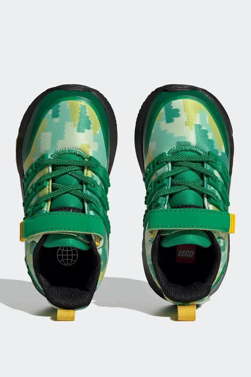 Дитячі зелені кросівки adidas x LEGO® Racer TR21 adidas HQ1321