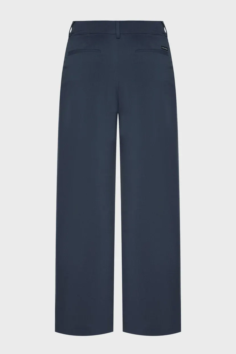 Жіночі темно-сині брюки TAILORED WIDE LEG PANT 7
