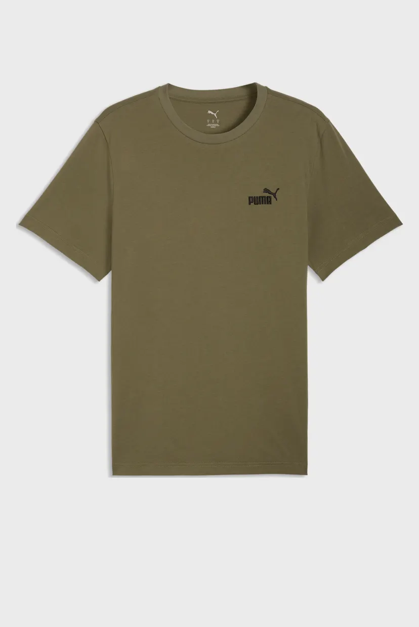 Мужская оливковая футболка Essentials Small No. 1 Logo Tee Men 4