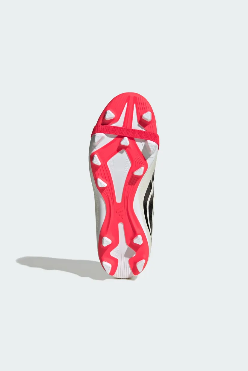 Детские красные бутсы Predator Club Fold-Over Tongue Elastic Laces Firm Ground/Multi Ground Football Kids 7