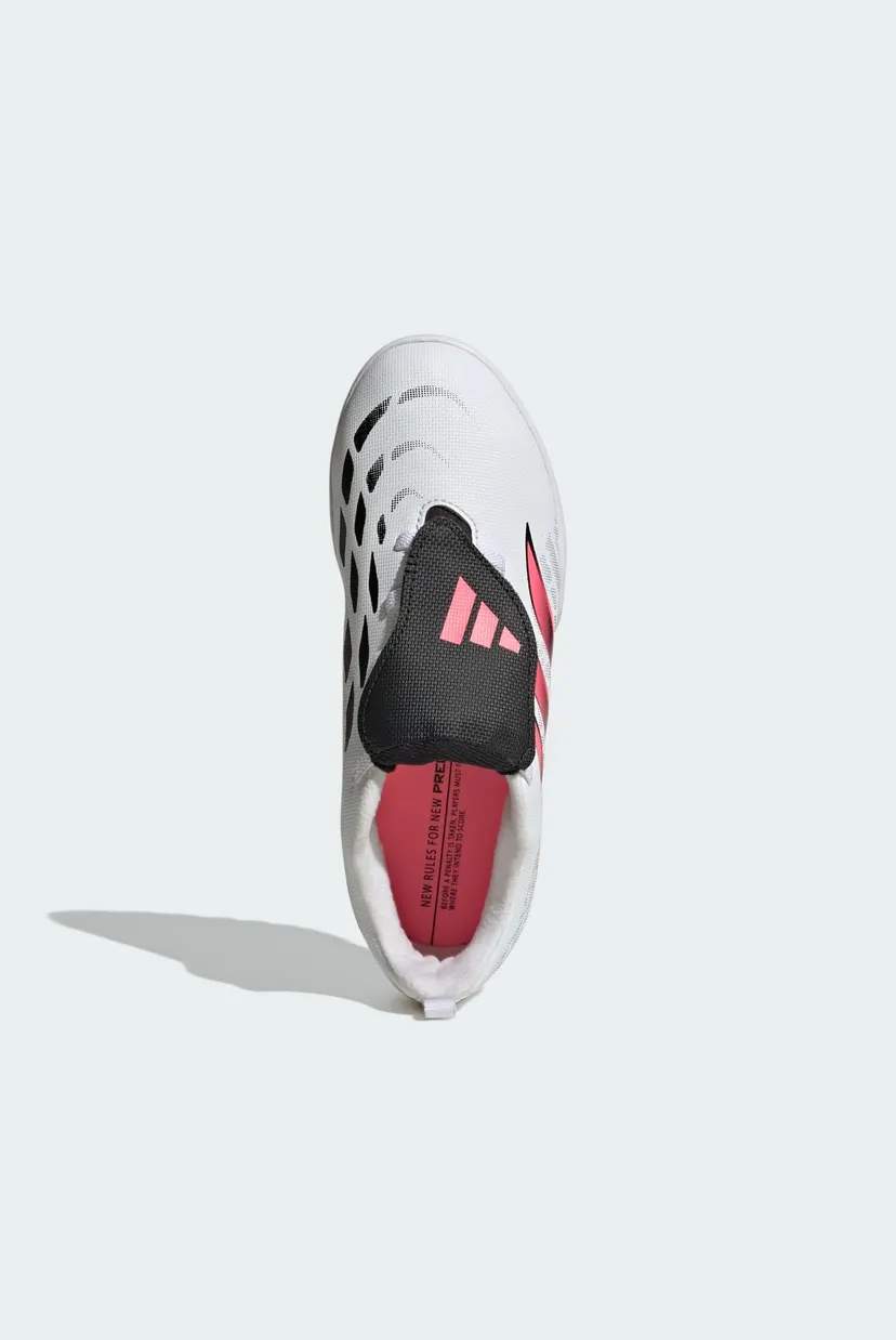 Детские белые сороконожки PREDATOR CLUB Fold-Over Tongue Elastic Laces Turf Football Kids 6