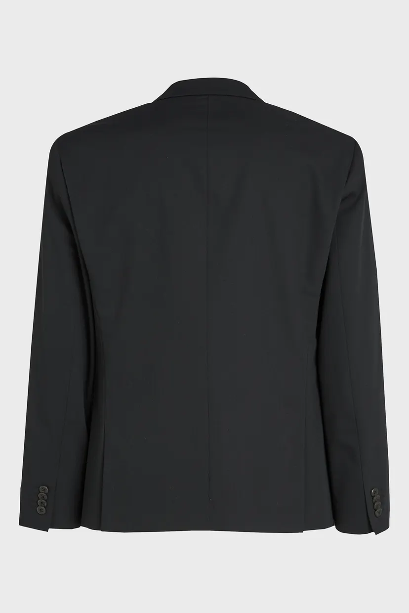 Чоловічий чорний вовняний піджак TRAVEL TWILL SLIM BLAZER 6
