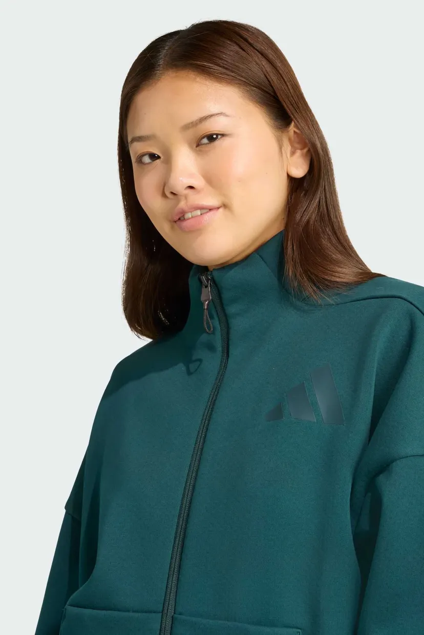 Жіноча зелена спортивна кофта adidas Z.N.E. 4