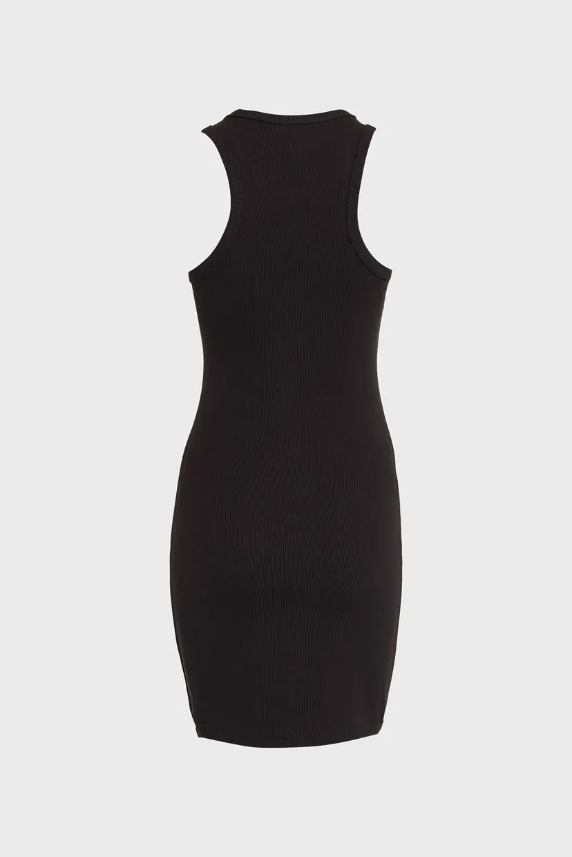 Жіноча чорна сукня TJW ESSENTIAL RIB TANK BODYCON 6