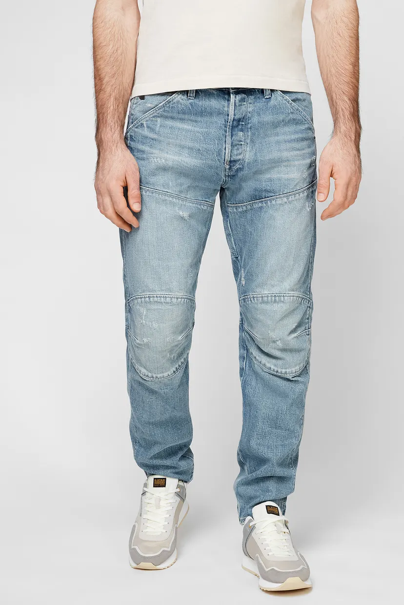 Мужские голубые джинсы 5620 3D Original Relaxed tapered G-Star RAW
