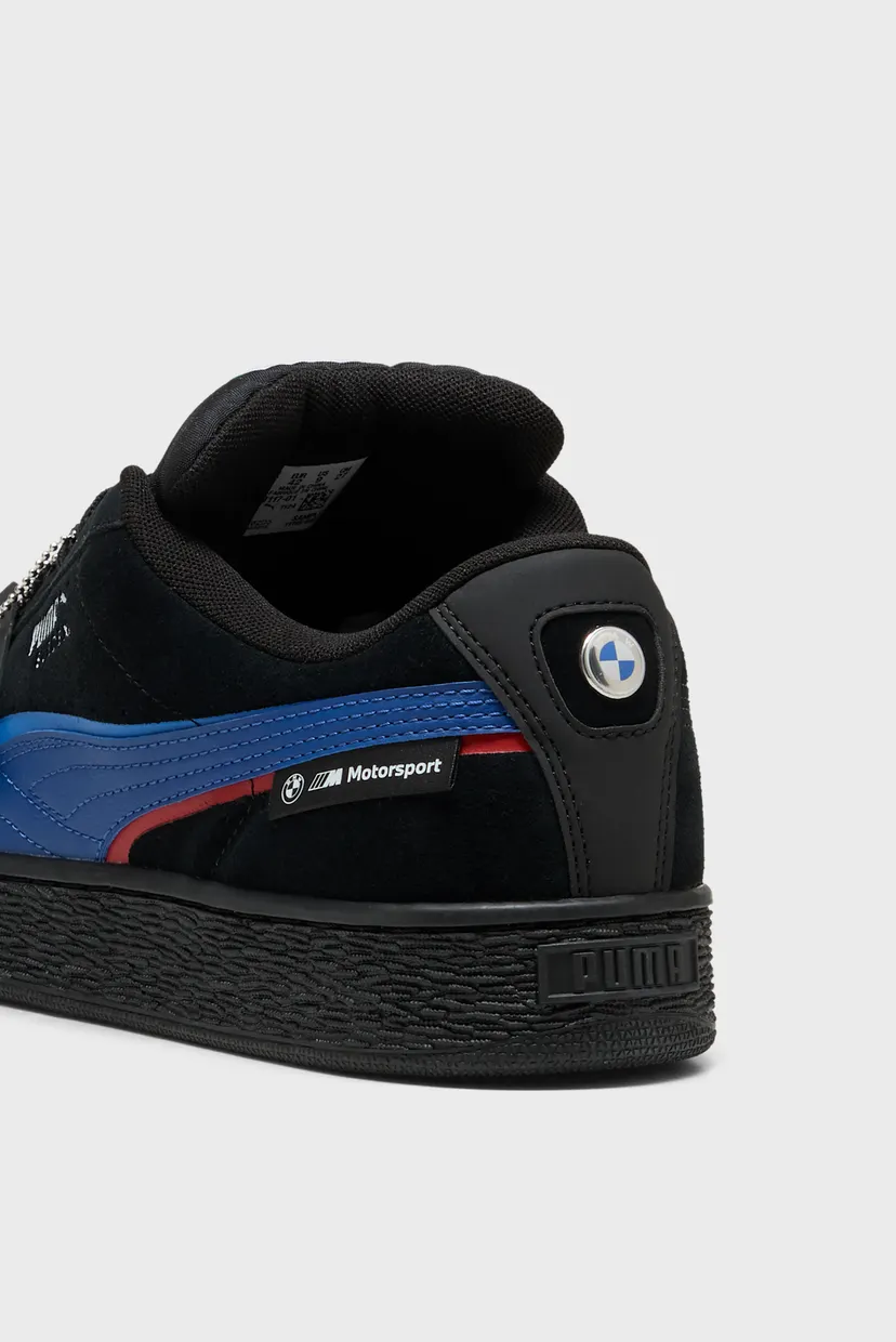Черные замшевые сникерсы BMW M MOTORSPORT Suede XL Sneakers Unisex 6