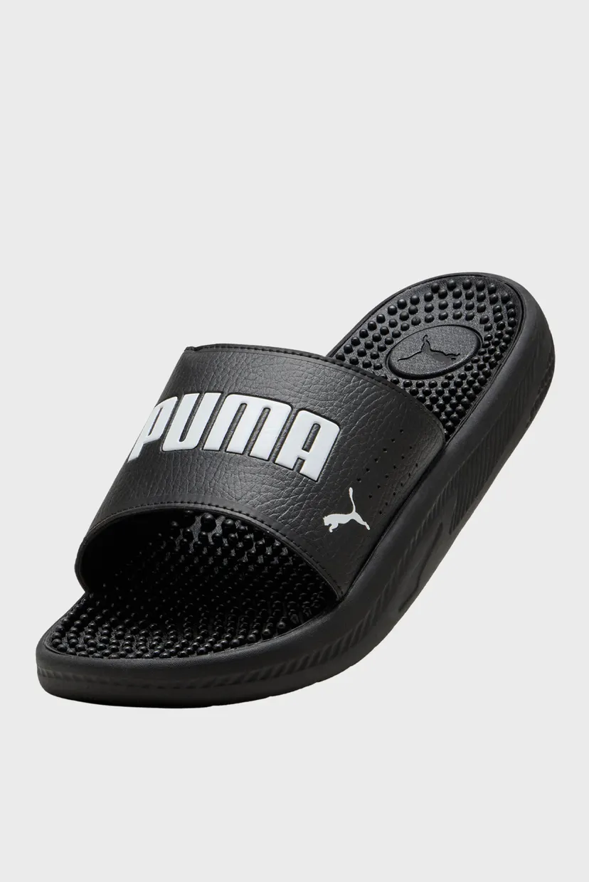 Мужские черные слайдеры Softride Massage Men's Slides 5