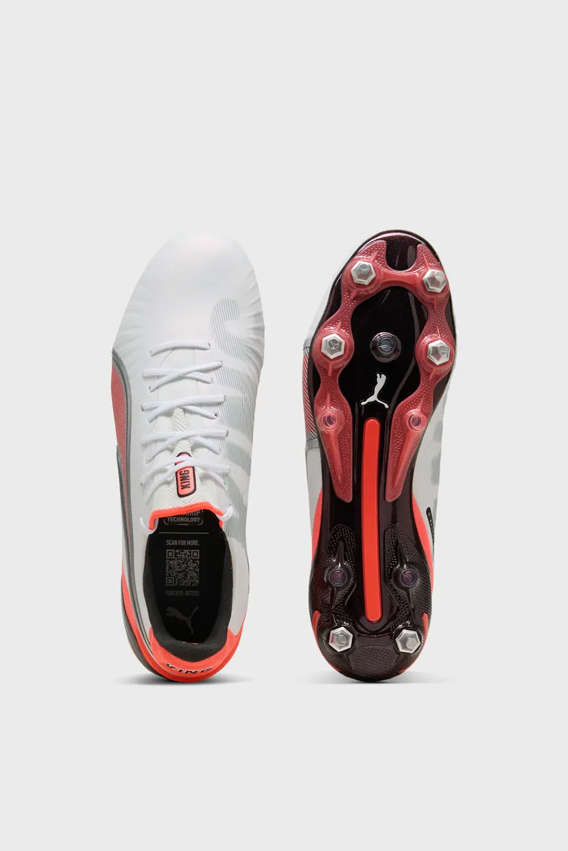 Белые бутсы KING ULTIMATE FG/AG Football Boots Unisex 4