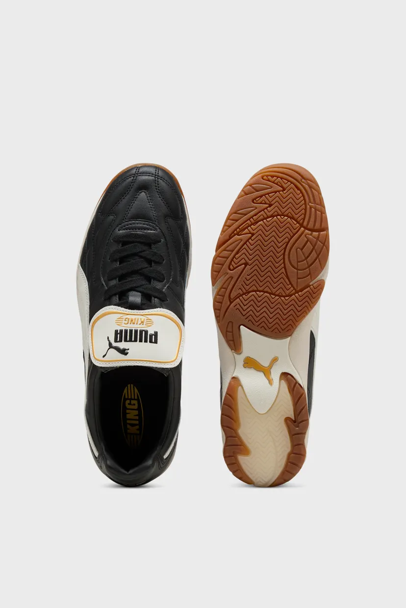 Черные кожаные кроссовки King Indoor Sneakers Unisex 5