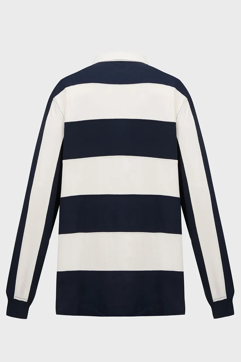 Чоловіче поло у смужку TJM ENTRY STRIPE BADGE RUGBY LS 6
