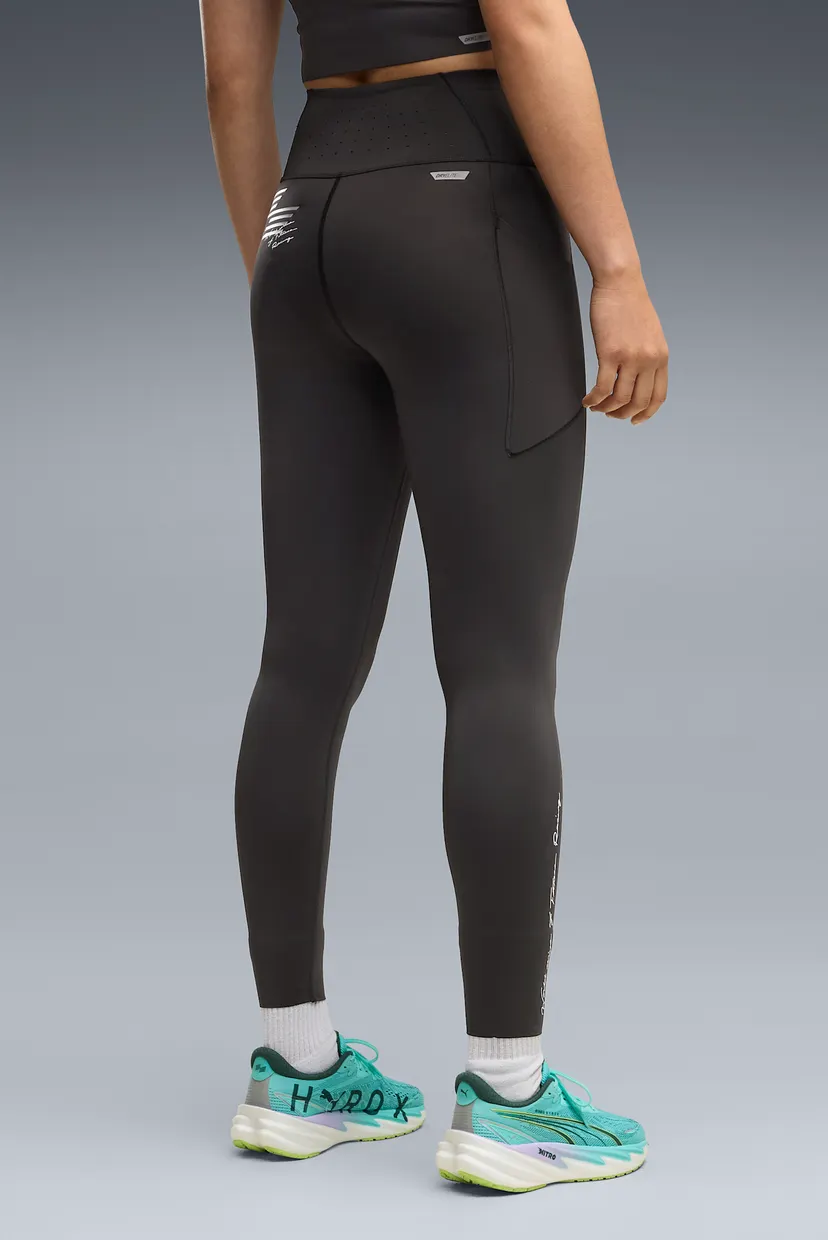 Женские черные тайтсы PUMA x HYROX PWRMODE 7/8 Tights Women 3