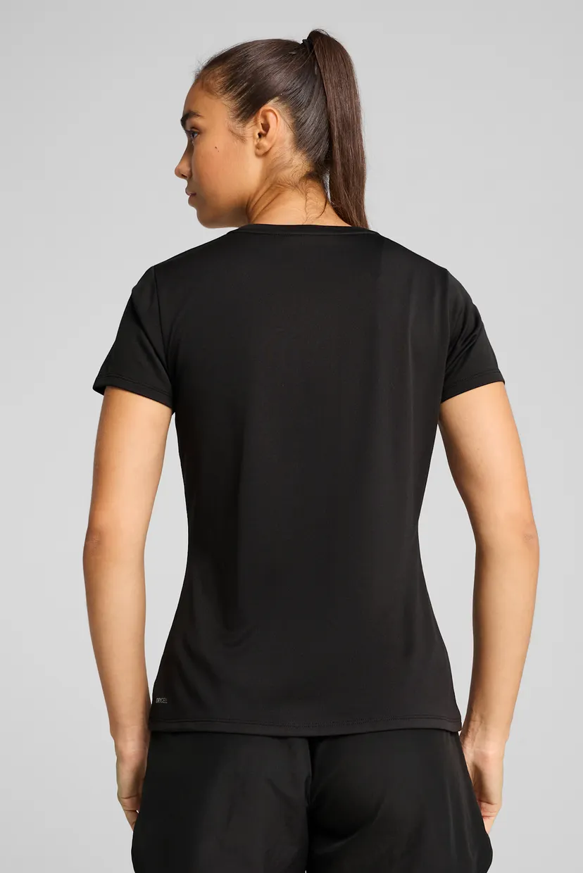 Жіноча чорна футболка TAD ESSENTIALS Logo Tee Women 3