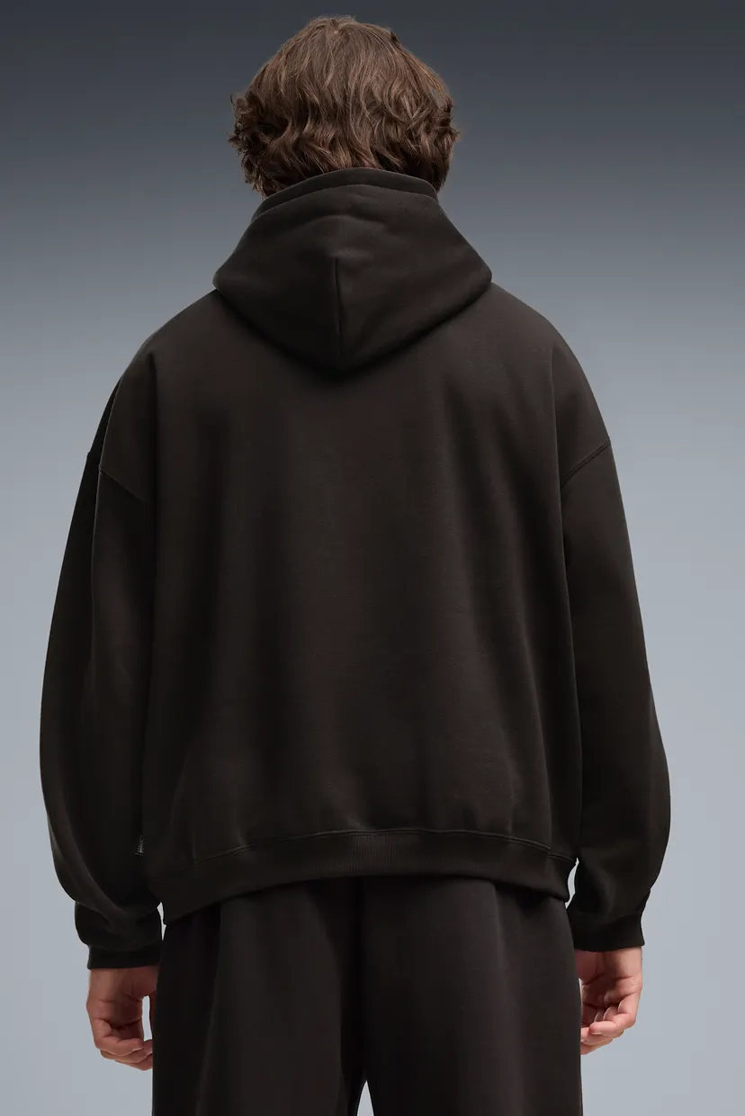 Чоловіче чорне худі Fundamentals Fleece Relaxed Basketball Hoodie Men 3