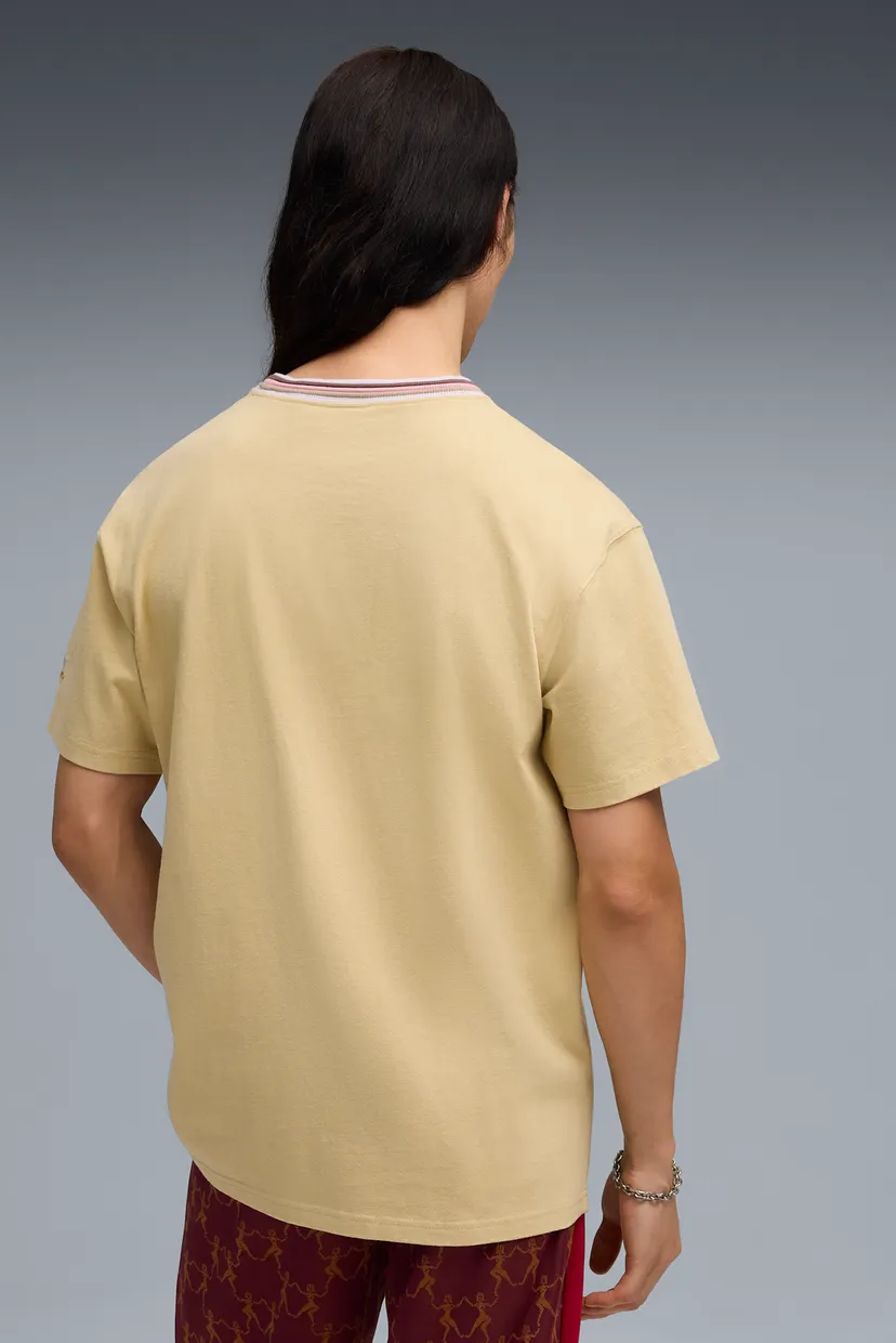 Мужская бежевая футболка PUMA x KIDSUPER Graphic Tee Men 3