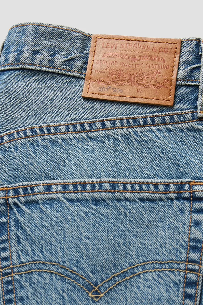Жіночі блакитні джинсові шорти 501® '90s Lightweight 6