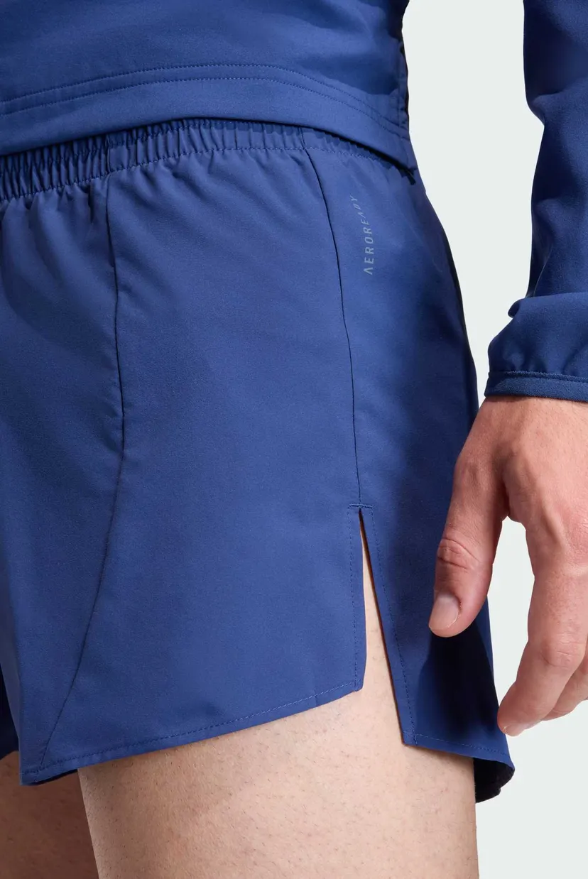 Мужские синие шорты Adizero Essentials Running 4