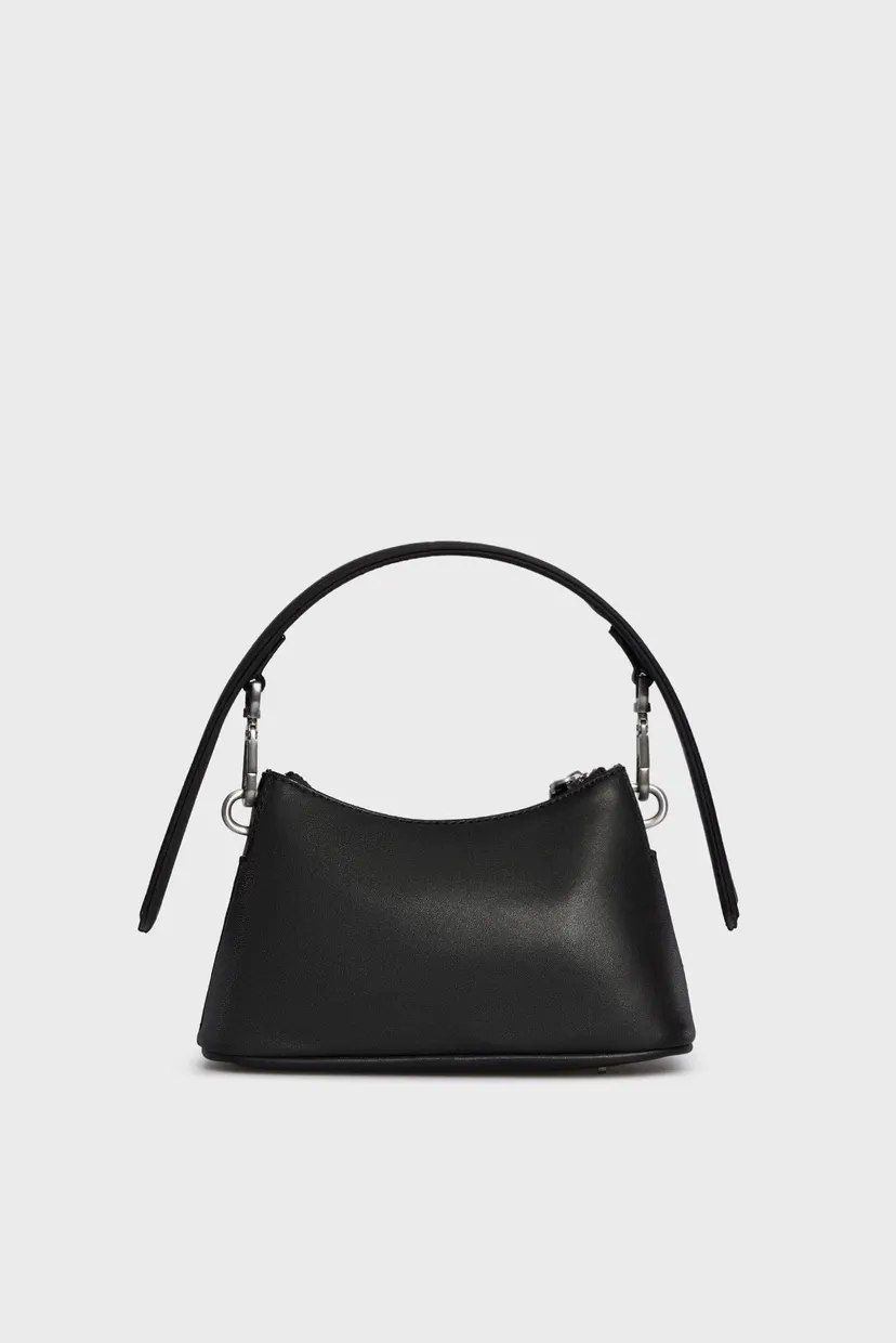 Женская черная сумка CK NATURAL MINI BAG 4