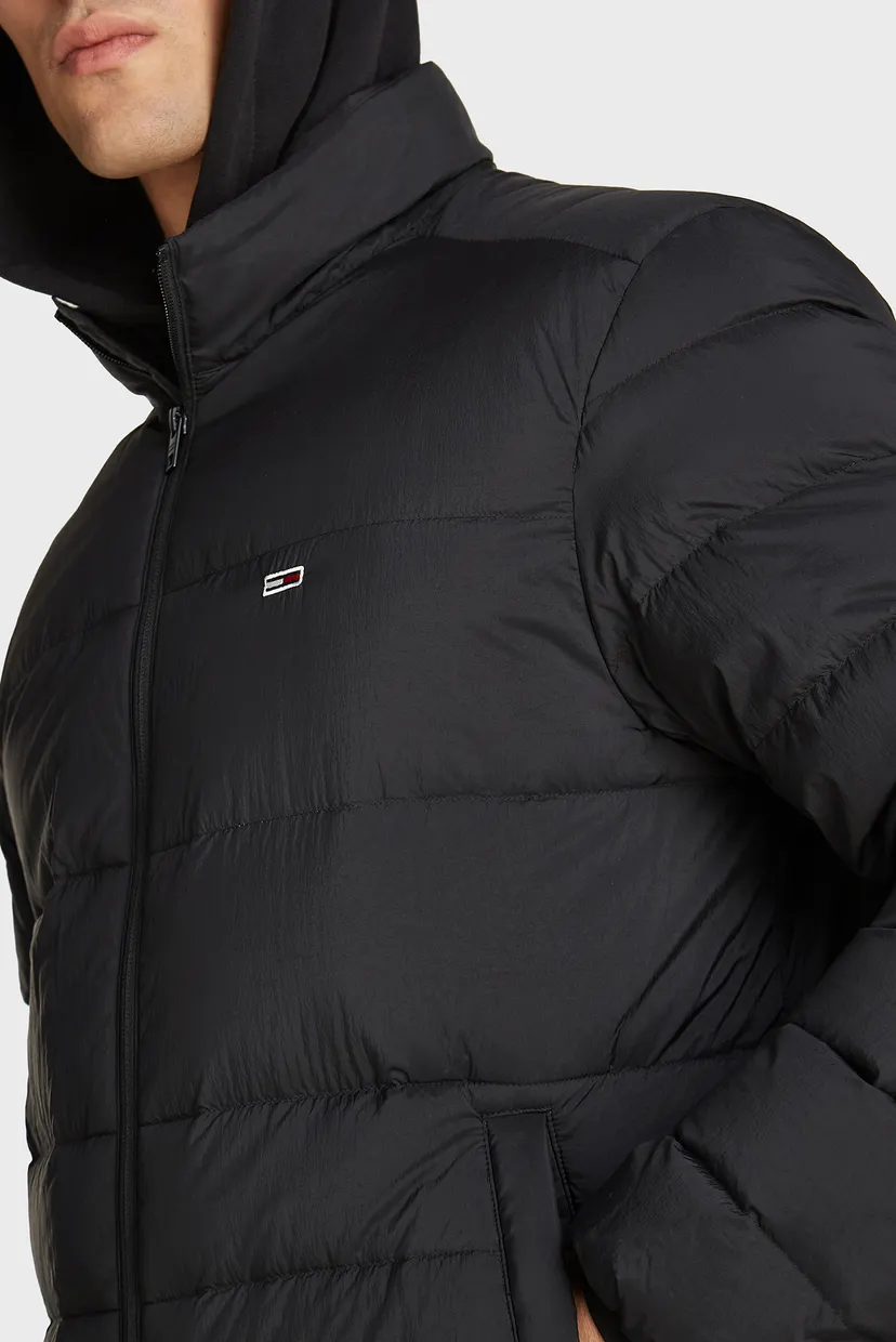 Мужской черный пуховик TJM PACKABLE LT DOWN JACKET 3