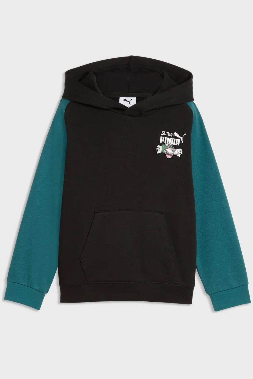 Дитяче чорне худі Super PUMA Hoodie Kids 4