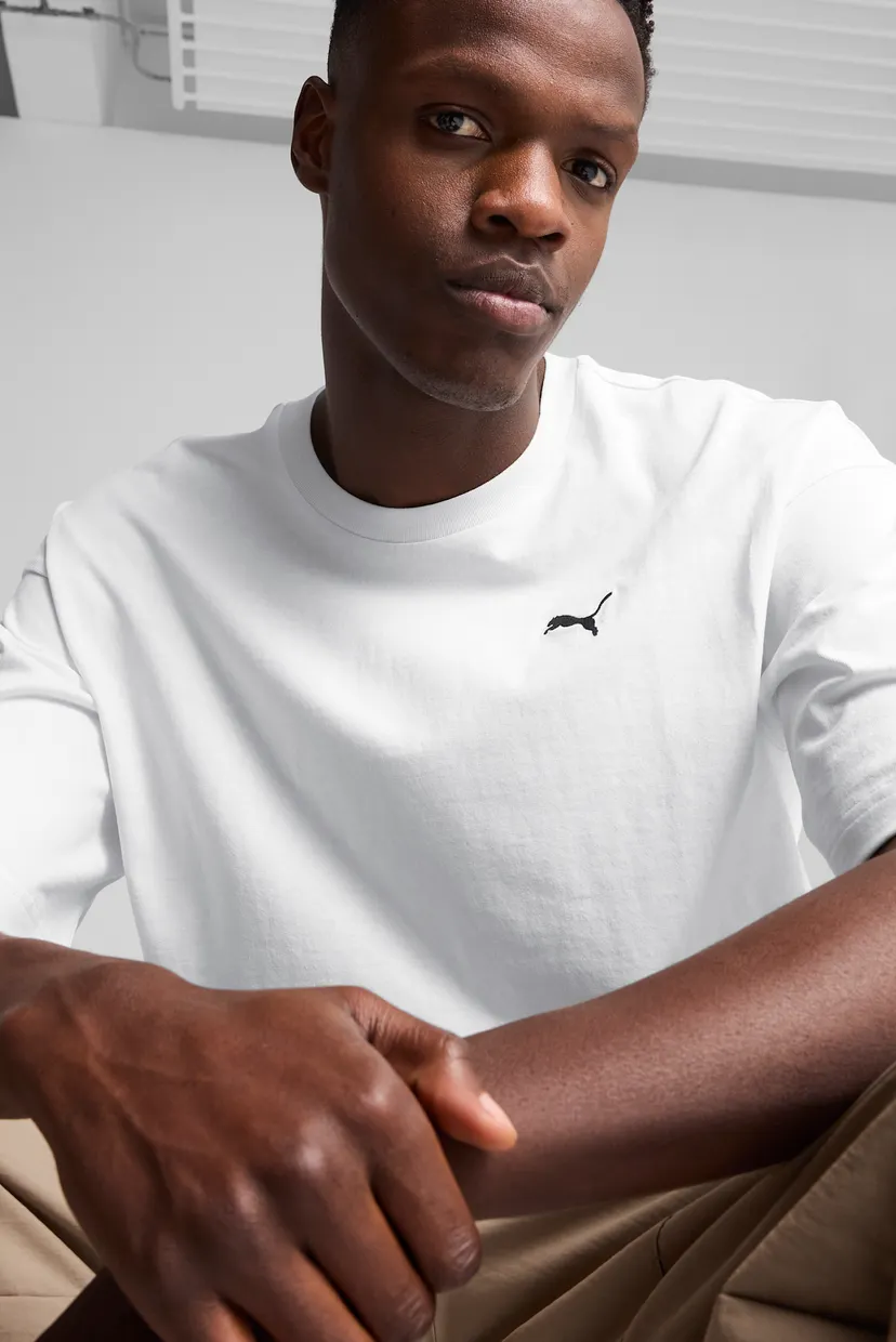 Чоловіча біла футболка WARDROBE ESS Oversized Tee Men 4