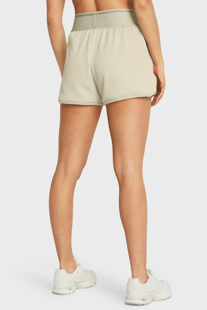 Женские бежевые шорты Journey Rib Short 3