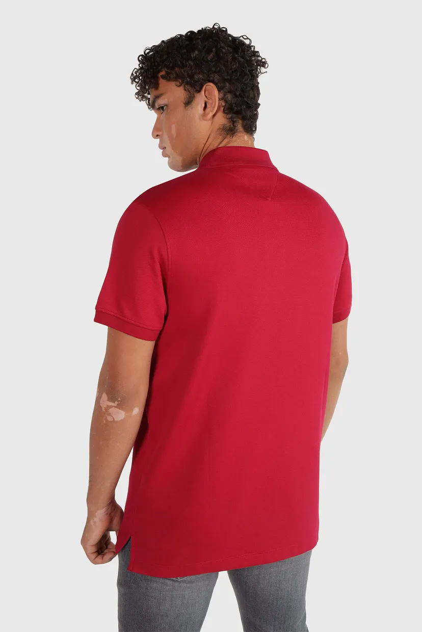 Мужское красное поло TWILL MONOGRAM REG 3