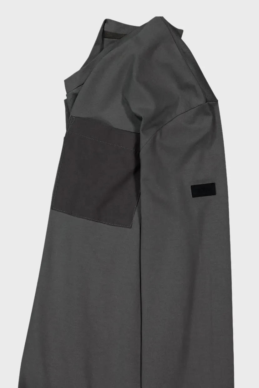 Чоловічий сірий лонгслів STRETCH JERSEY 5