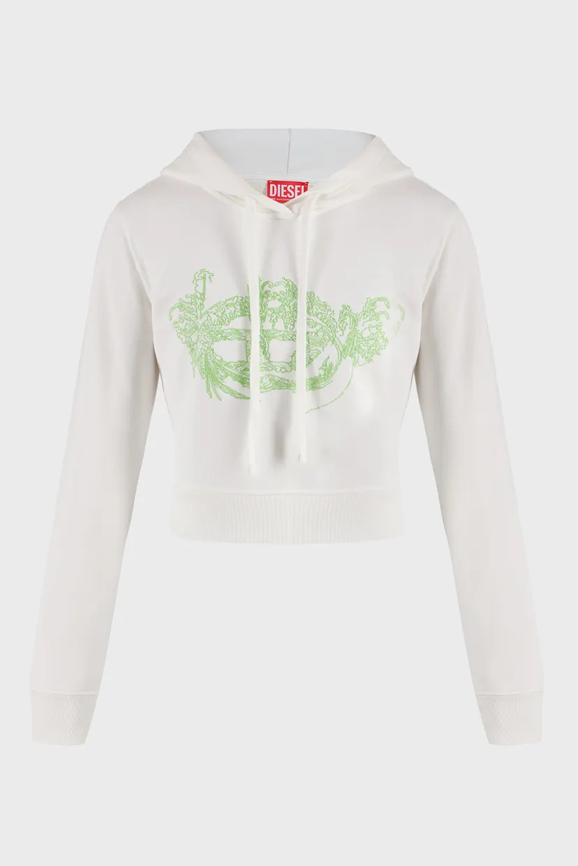 Жіноче біле худі F-SLIMMY-HOOD-P9 FELPA 5