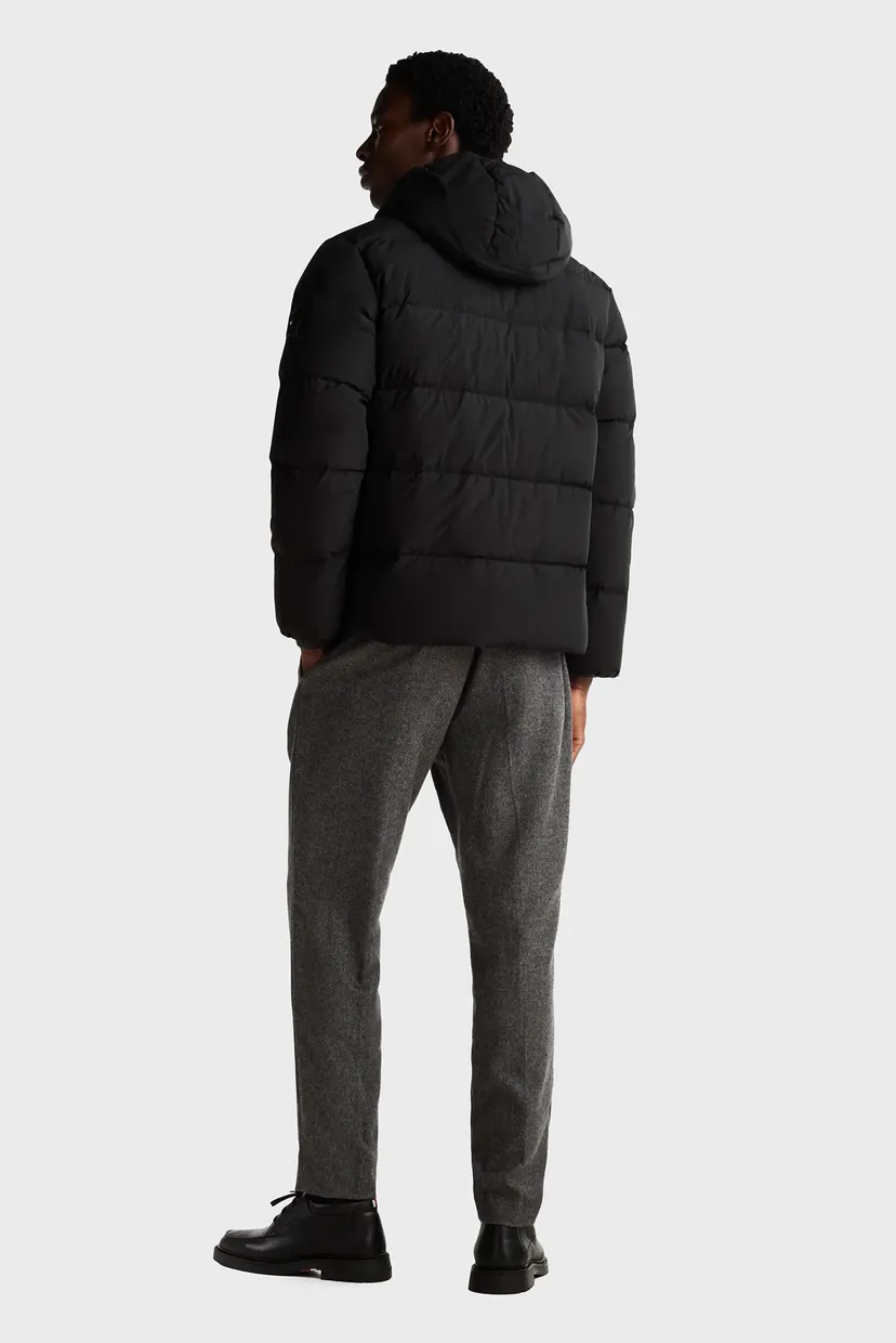 Чоловічий чорний пуховик DOWN HOODED PUFFER JACKET 3