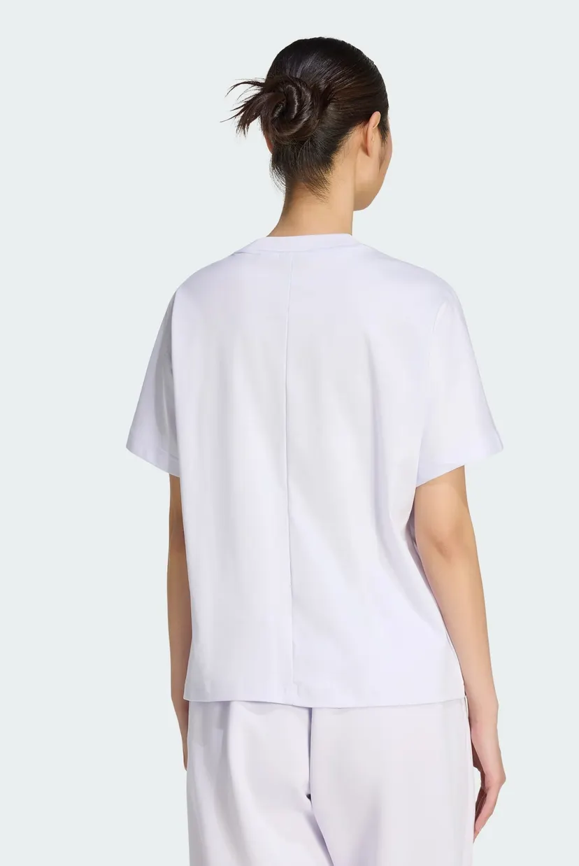 Жіноча бузкова футболка SOFT LUX LOOSE 3