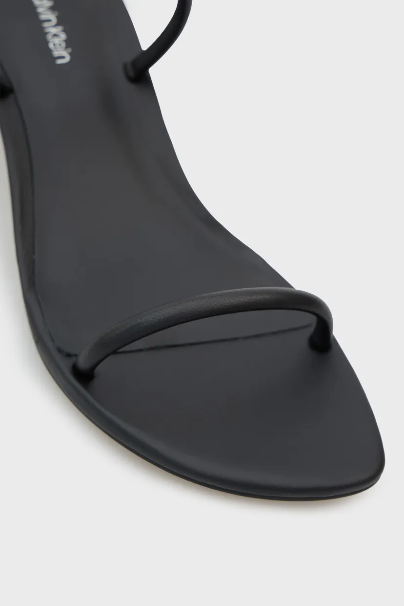 Жіночі чорні шкіряні мюлі KITT DOUBLE STRAP 4