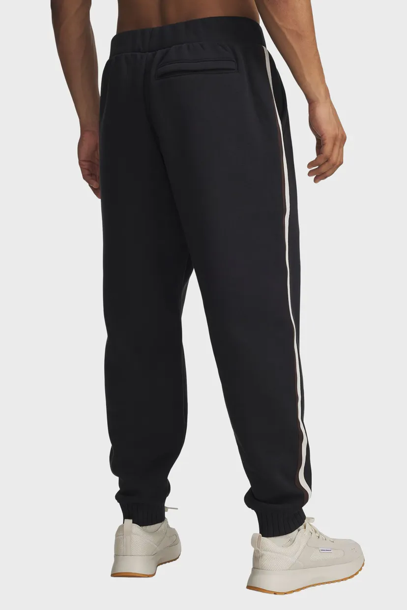 Мужские черные спортивные брюки UA Icon Heavy Rib Jogger 3