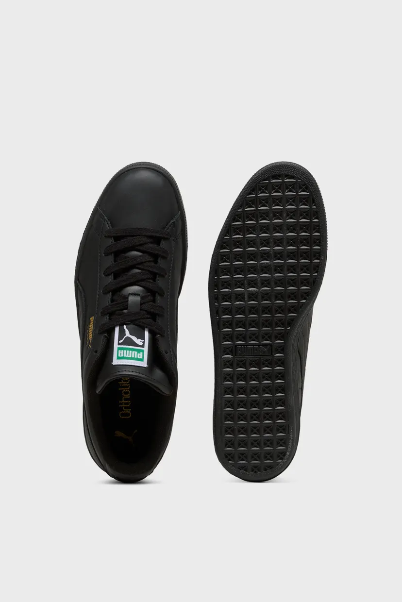 Чорні шкіряні снікерси Suede Sneakers Unisex 4