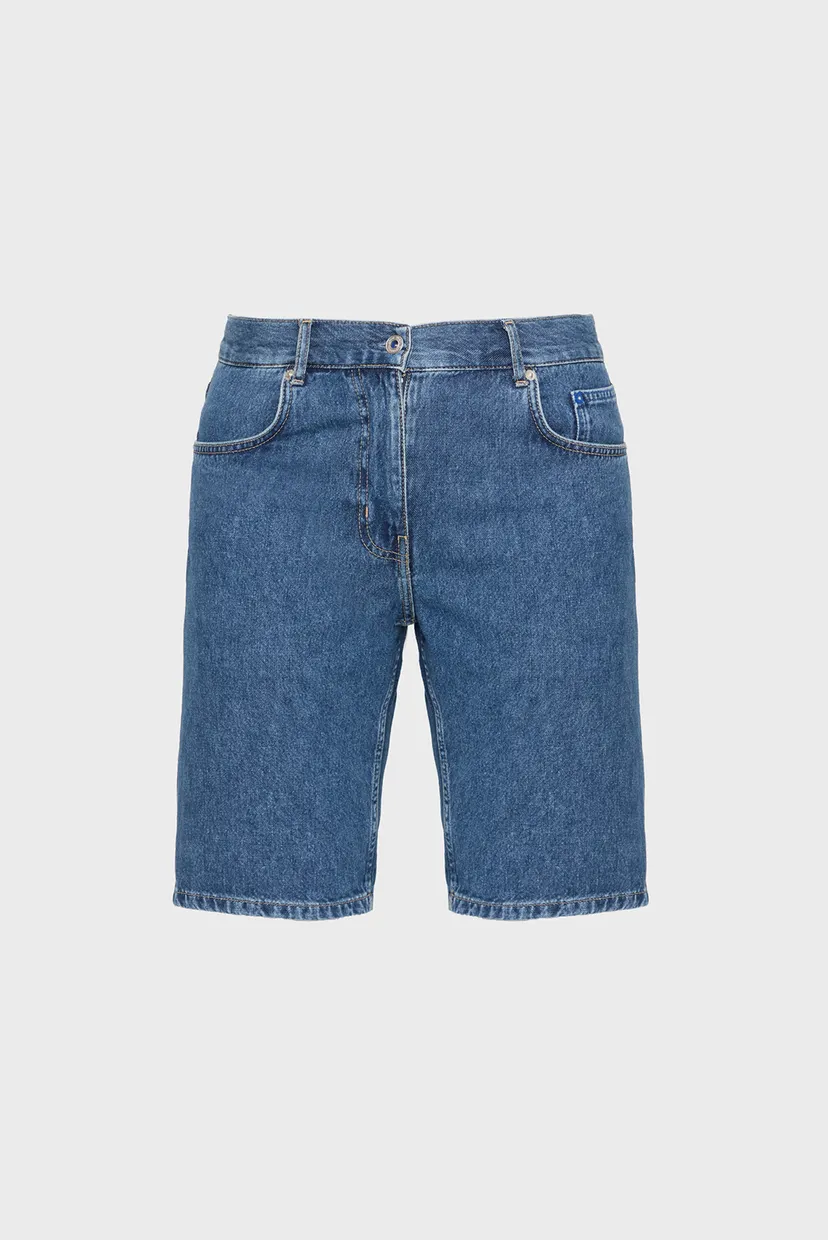 Мужские синие джинсовые шорты klj tapered denim short 6