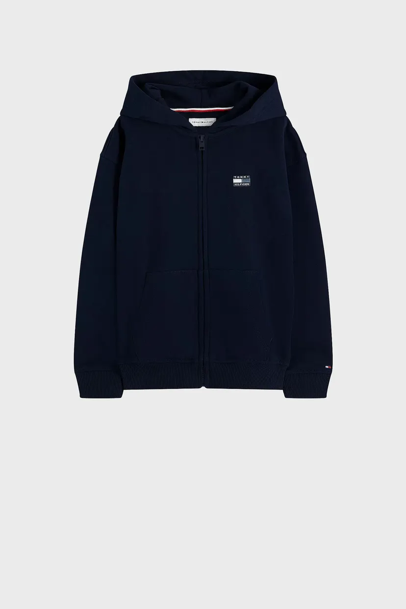 Дитяче темно-синє худі TONAL FLAG ZIP THROUGH HOODIE 6