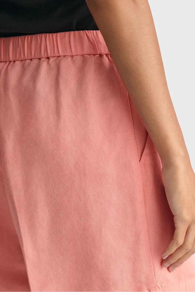 Жіночі рожеві лляні шорти REL LINEN BLEND PULL ON 5