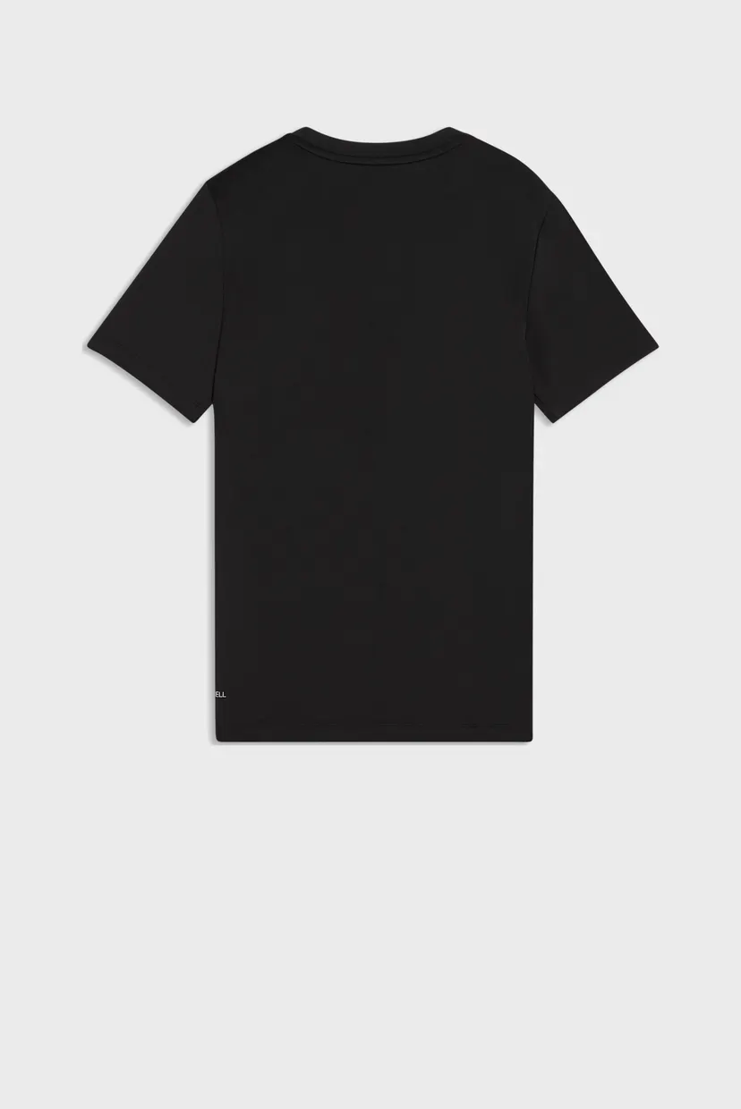 Детская черная футболка Essentials Training Logo Graphic Tee Youth 5