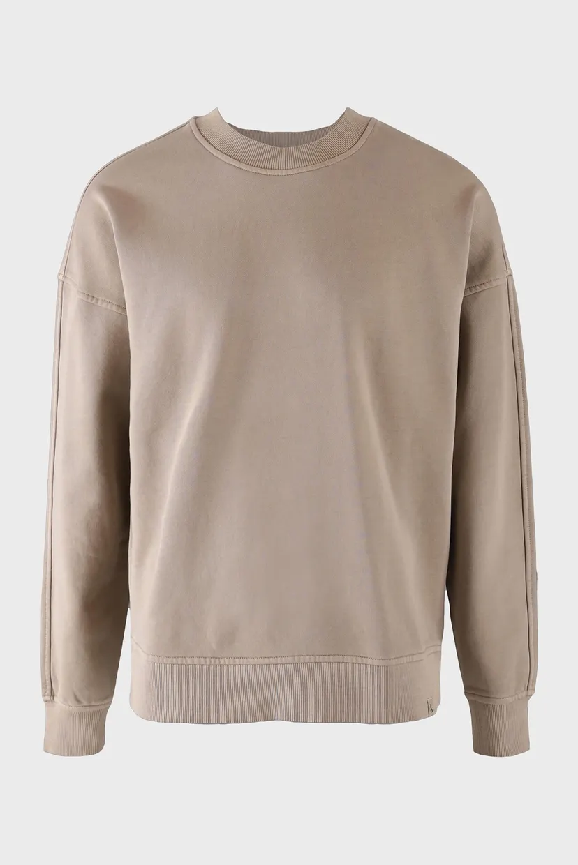 Чоловічий бежевий світшот WASHED HEAVY CREW NECK 5