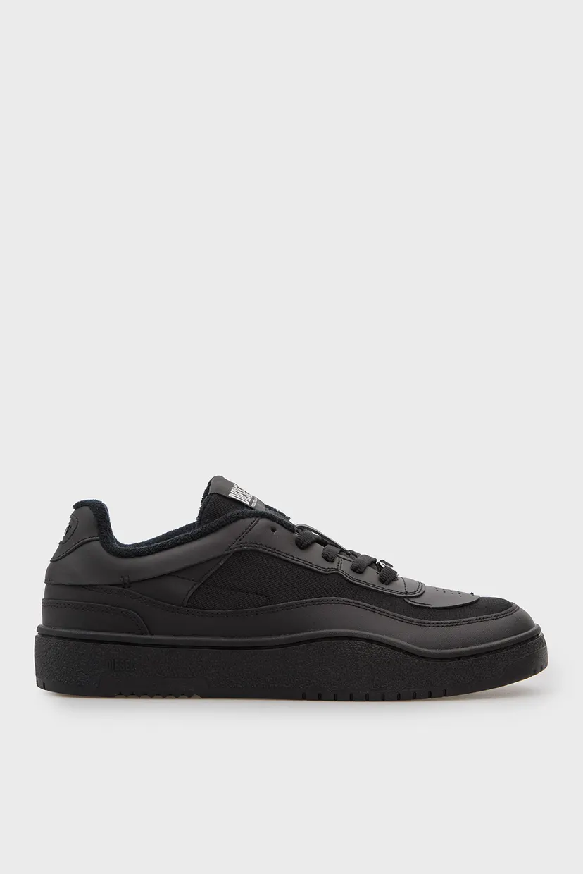 Мужские черные сникерсы OVAL SKATE Diesel Y03511 P8123 — MD-Fashion