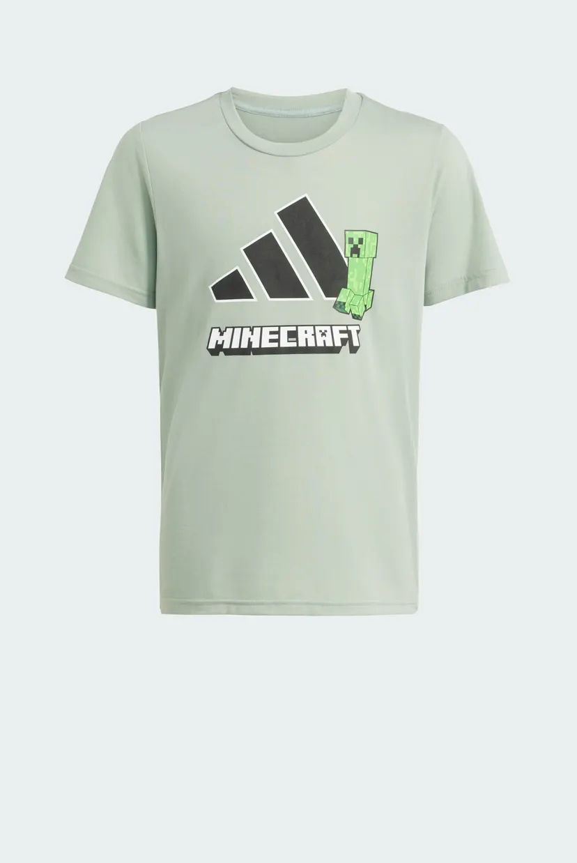 Детская зеленая футболка ADIDAS MINECRAFT TRAINING 6