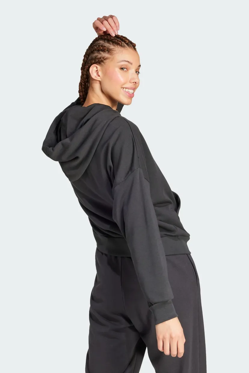 Жіноче чорне худі Essentials Big Logo French Terry Loose 3