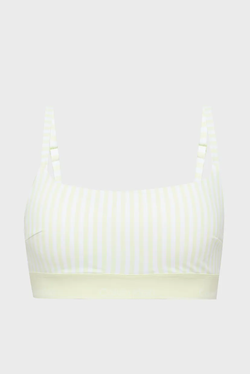 Женский лиф от купальника в полоску SQUARE NECK BRALETTE 7