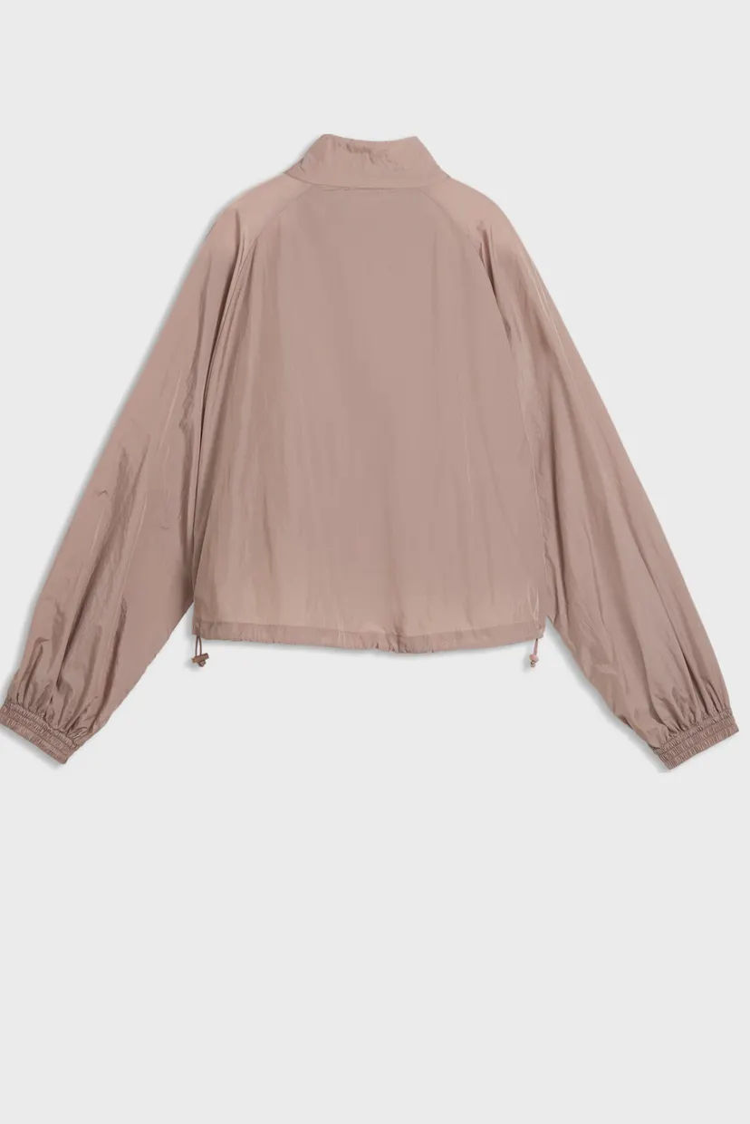 Жіноча пудрова куртка HER Relaxed Woven Full-Zip Jacket Women 5